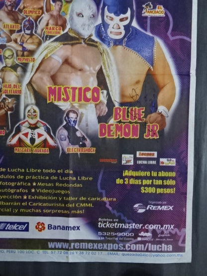 ★12 fighters hand signed autograph ★ CMLL LUCHA LIBRE LA EXPERIENCIA May 4~6, 2007