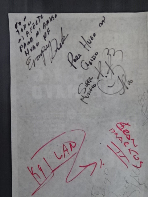 ☆12選手直筆サイン入り☆ CMLL LUCHA LIBRE LA EXPERIENCIA 2007年5月