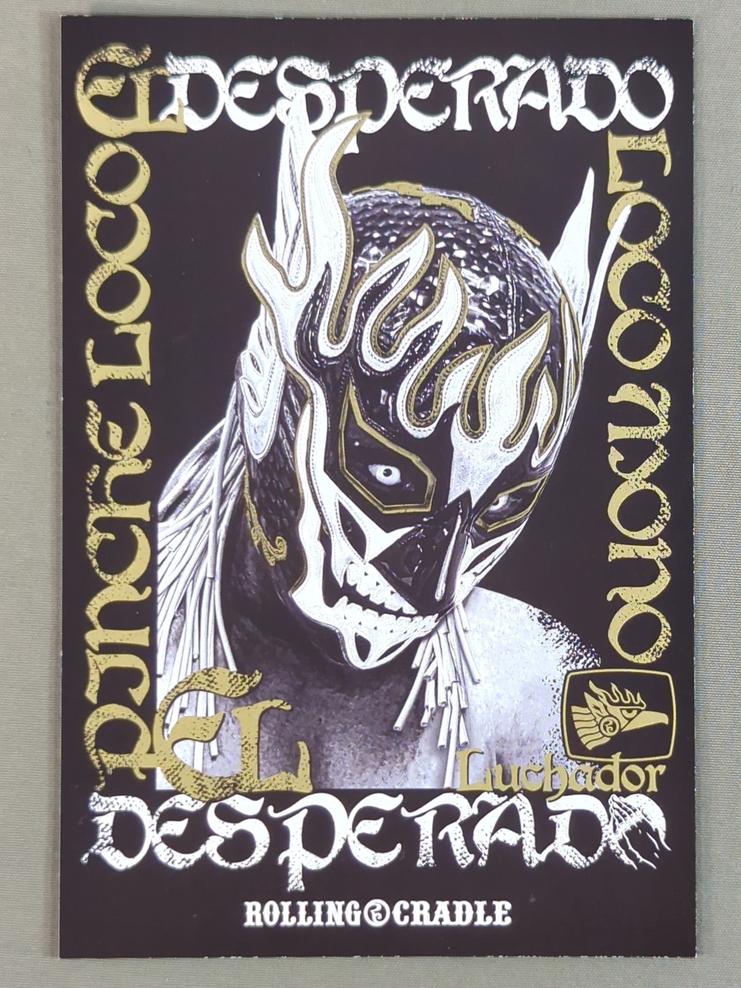 ☆非売品☆ エル・デスペラード×ROLLING CRADLE ポストカード(黒) – 闘道館