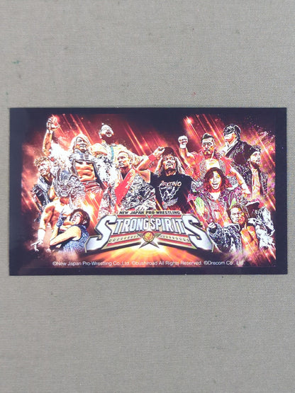 新日本プロレス「STRONG SPIRITS」ステッカー①