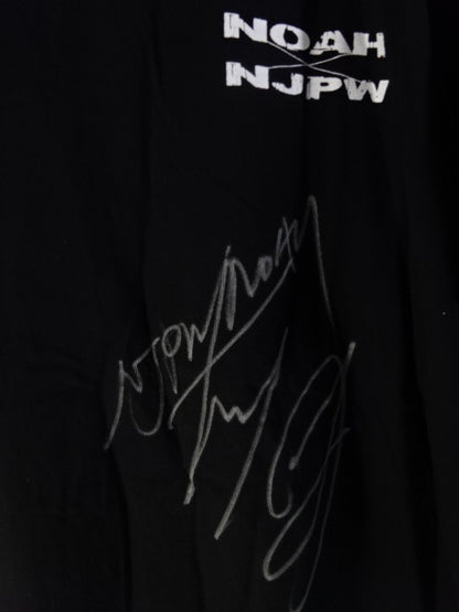 【hand signed autograph】 Ryohei Oiwa NOAH×NJPW" T-shirt