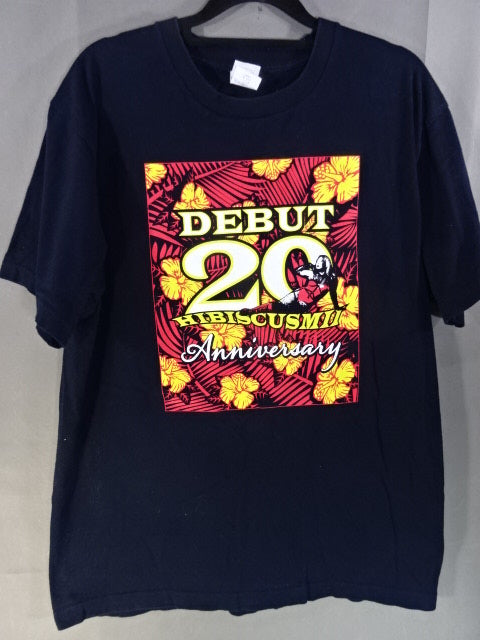 Hibiscus Mie 20th Anniversary T-Shirt (1) (Navy)