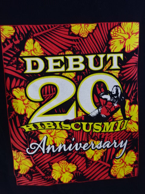 Hibiscus Mie 20th Anniversary T-Shirt (1) (Navy)