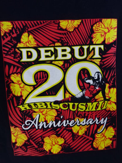 Hibiscus Mie 20th Anniversary T-Shirt (1) (Navy)