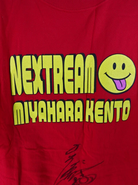 直筆サイン入り】宮原健斗「NEXTREAM」Tシャツ – 闘道館