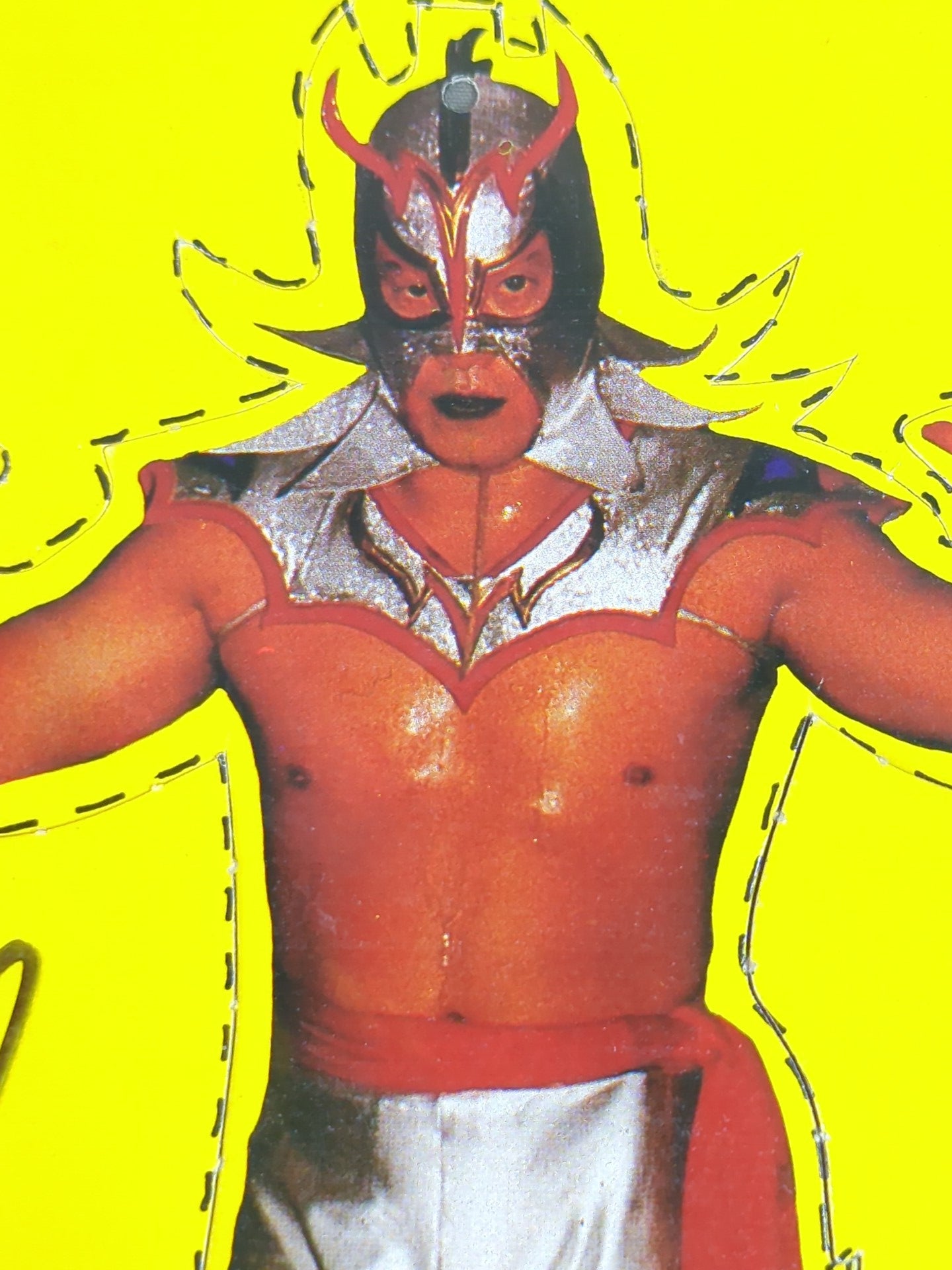 直筆サイン入り】ウルティモ・ドラゴン ダイカットシート – 闘道館