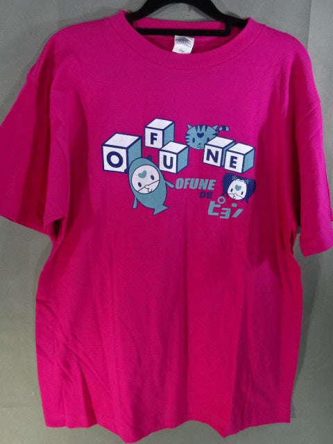 【hand signed autograph】 Ship "Ship de Pyong" T-shirt (1) (pink)