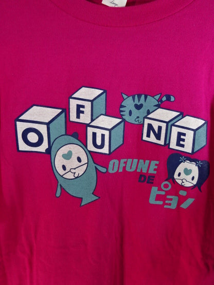 【hand signed autograph】 Ship "Ship de Pyong" T-shirt (1) (pink)