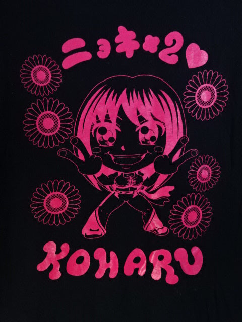 Koyo Hinata "Gnocchi × 2" Illustration T-Shirt (2) (Black)