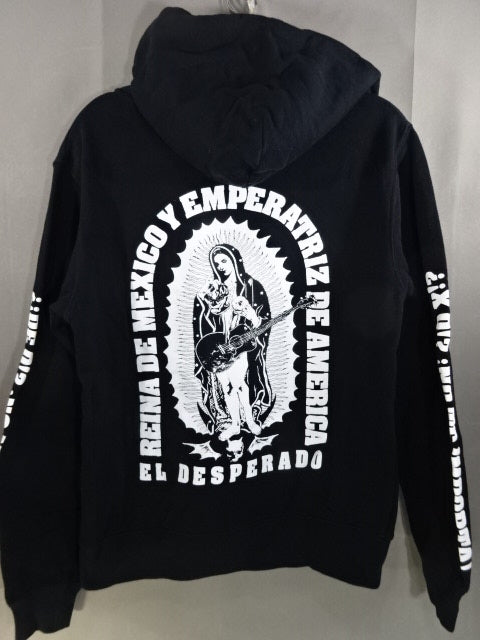 El Desperado "ESTILO MEXICANO" Zip-up hoodie  (2) (Black× White