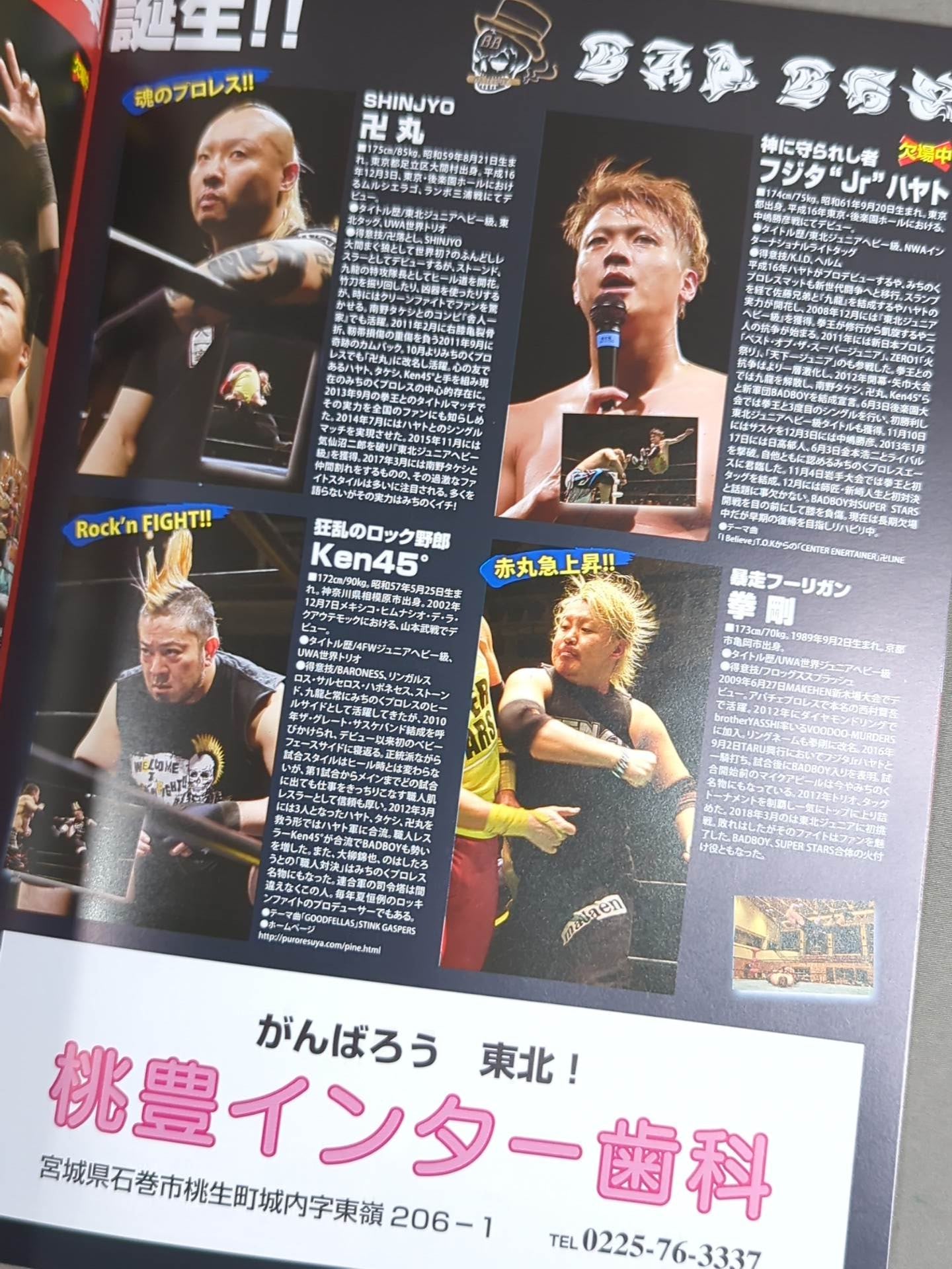 Michinoku Pro Wrestling  Official Pamphlet Vol.161