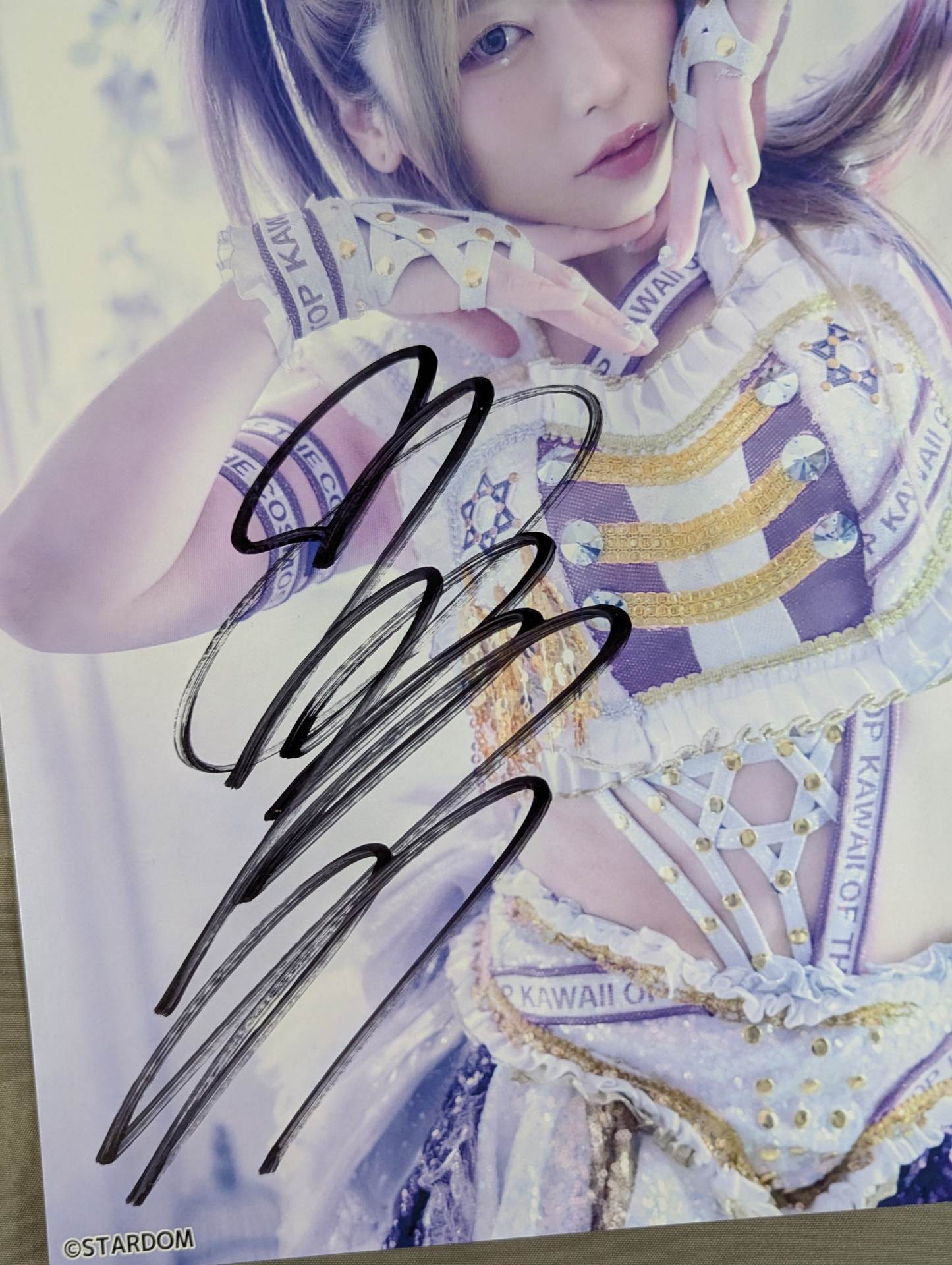 中野たむ 直筆サイン入り スターダムポートレート(D-5) – 闘道館