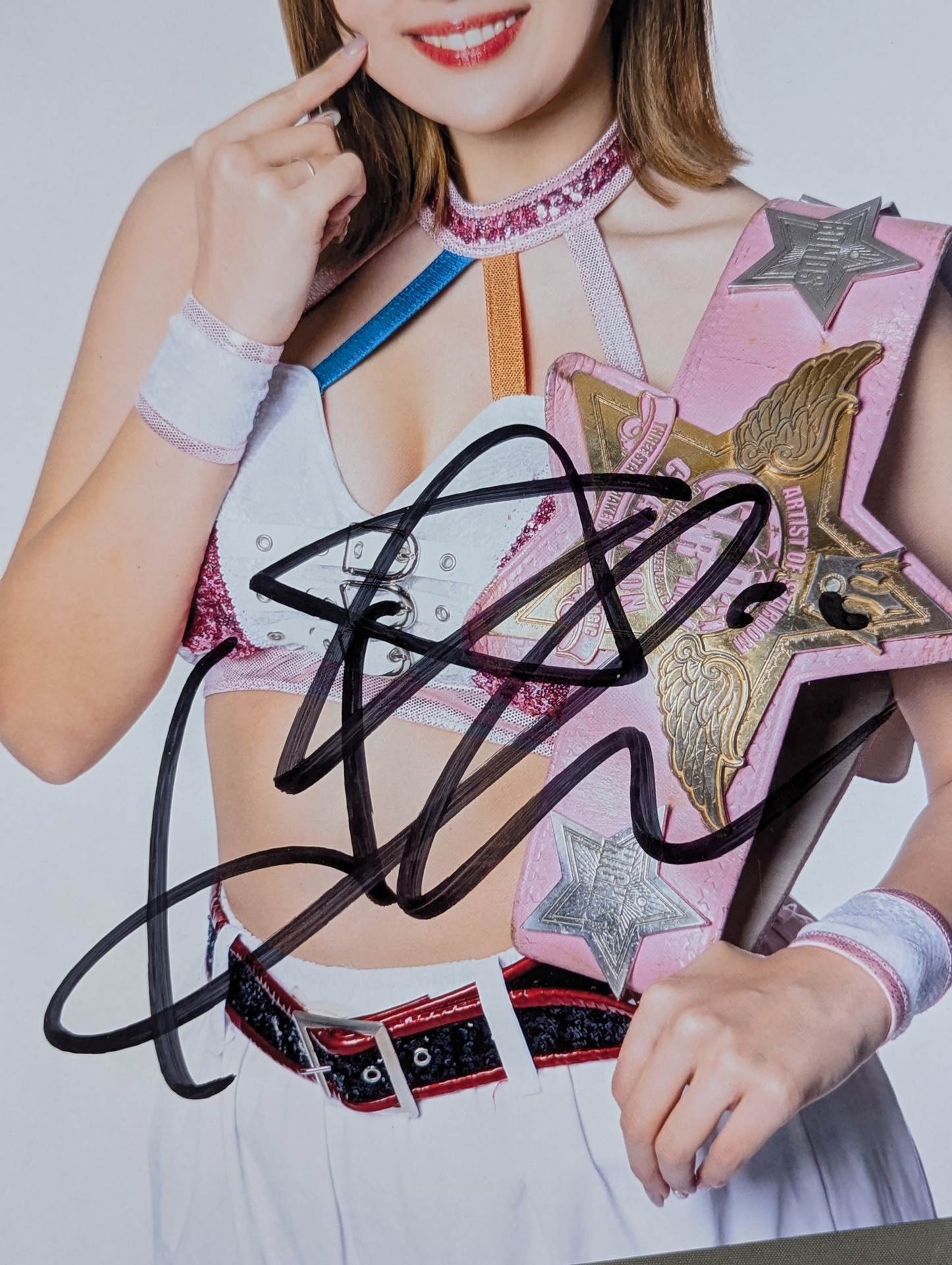 ひめか 直筆サイン入り スターダムポートレート(Q-6) – 闘道館