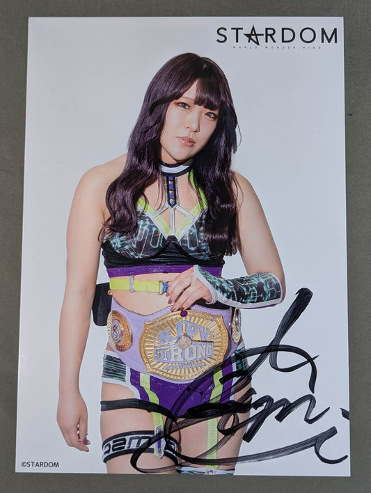 AZM hand signed autograph stardom Pro-Photo (P-9)