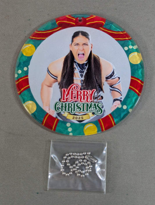Bozilla Christmas Acrylic Keychain