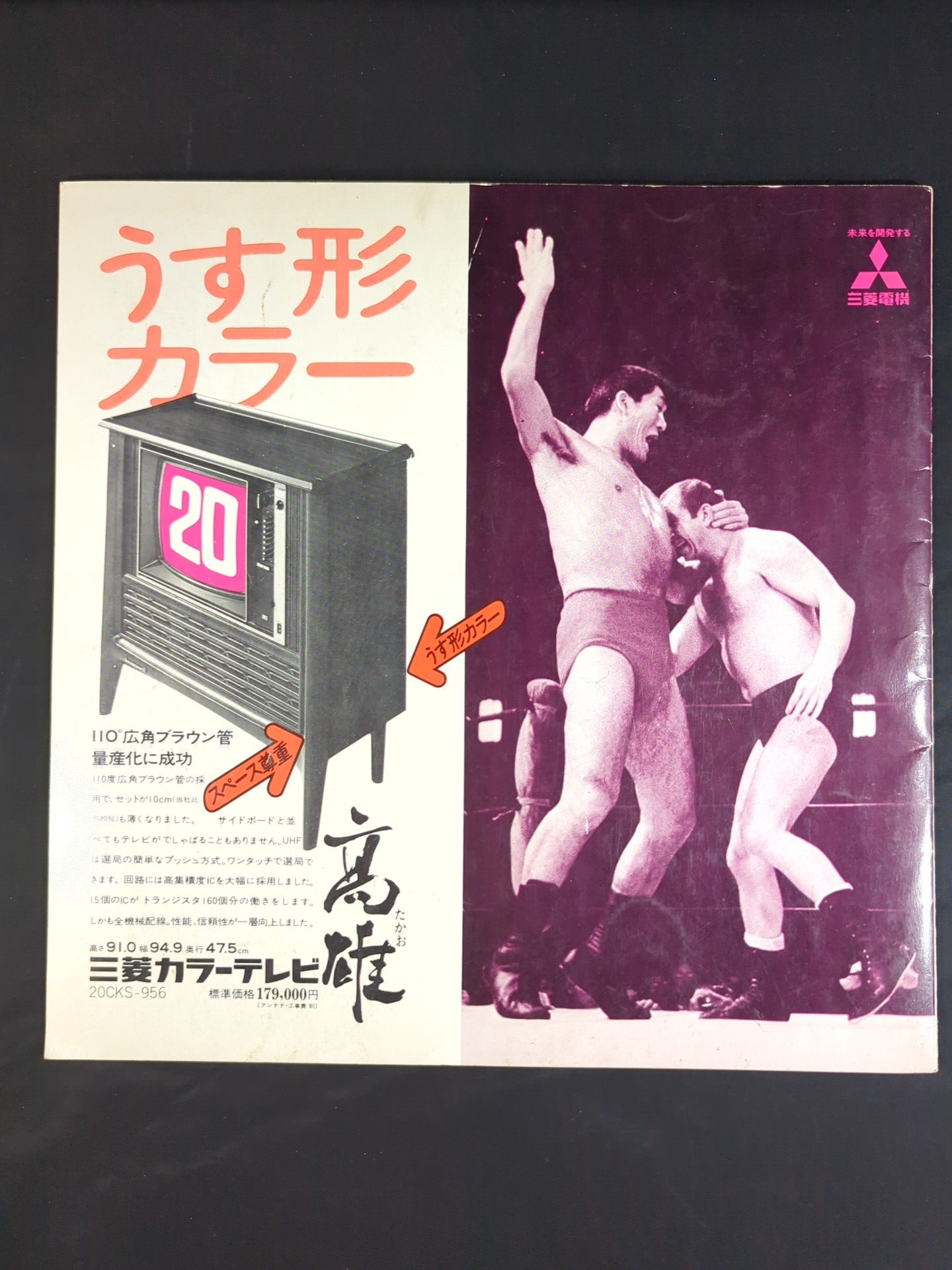 71年ワールドチャンピオンシリーズ パンフレット ☆馬場vsテリー インター選手権試合☆ 71ワールド・チャンピオン