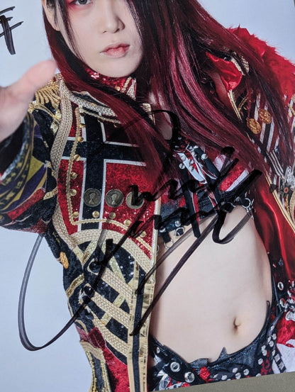 林下詩美 直筆サイン入り  スターダムポートレート(T-2)