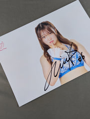 中野たむ 4/27限定ポートレート2種セット 印字サイン 田中きずな 直筆サイン入り ポートレート(A-5) – 闘道館