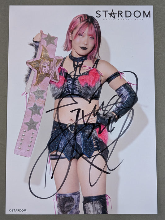 RINA  hand signed autograph  Starda Pro-Photo  (B-6)
