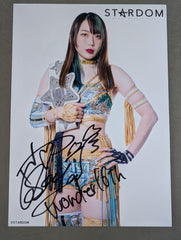 上谷沙弥 直筆サイン入り スターダムポートレート(V-8) – 闘道館