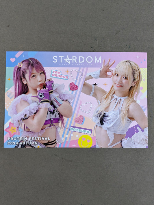 Tam Nakano  & NATSUPOI  "Autumn Protein Festival" 2024" Postcard