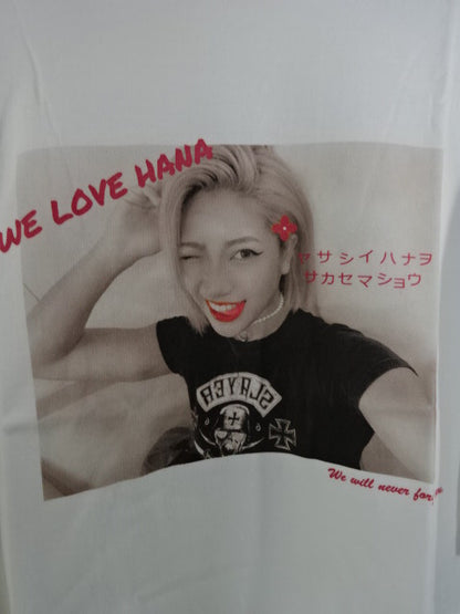 木村花 写真 Tシャツ①(ホワイト)