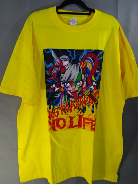UNAGI SAYAKA  "I can't live without a gan" T-shirt (1) (blue)