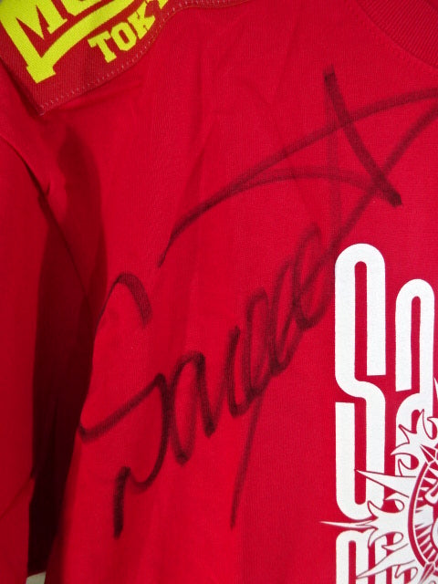 直筆サイン入り】Sareee×MOBSTYLES オリジナルTシャツ②(レッド) – 闘道館