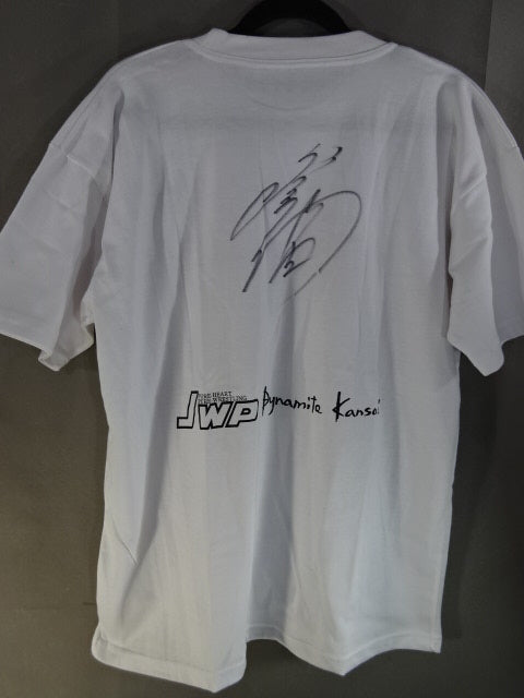 【直筆サイン入り】JWP ダイナマイト関西 Tシャツ