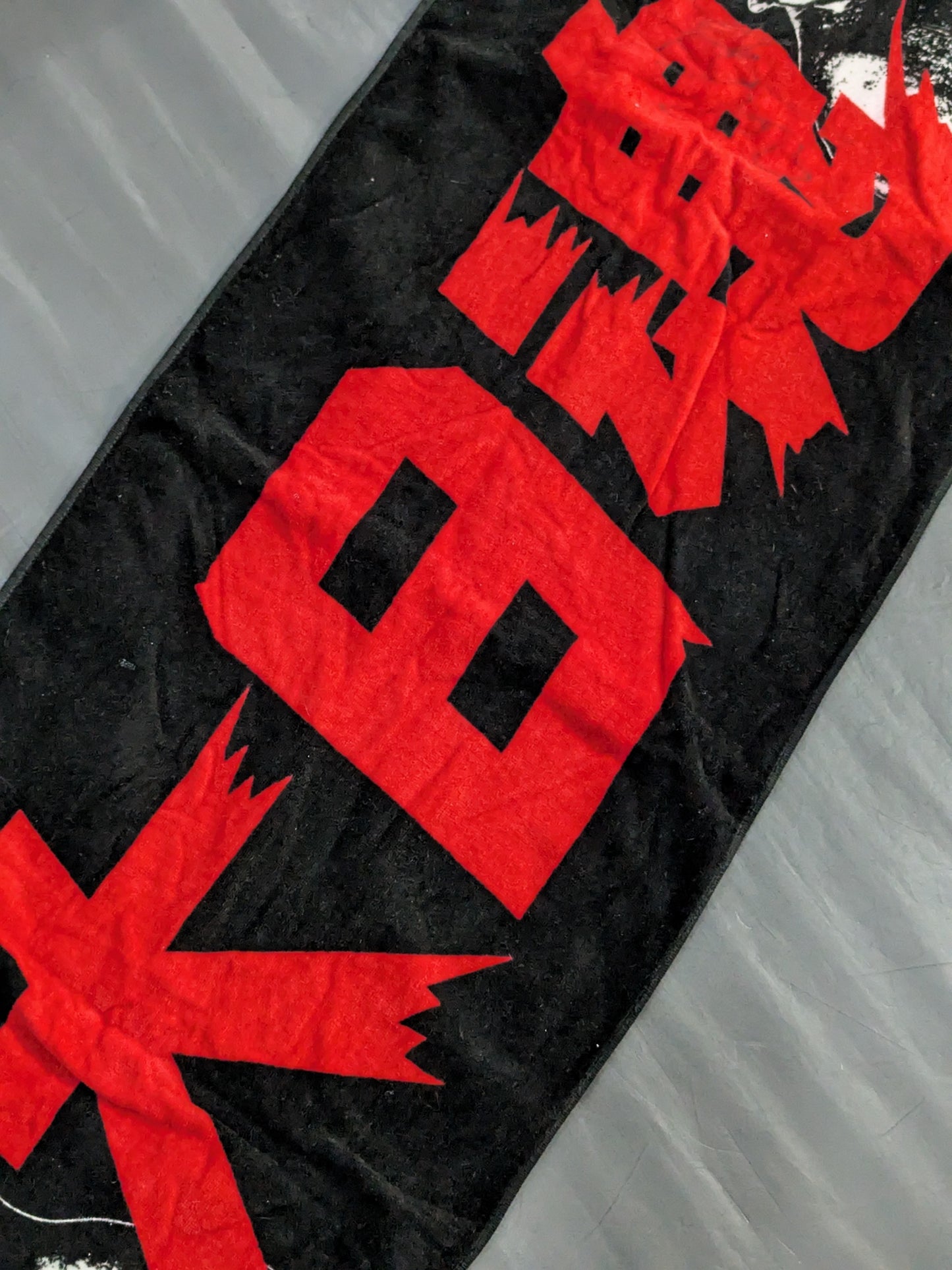Abdullah Kobayashi  hand signed autograph  Muscle & Fat 。 "Big Japan Spirit" Sports Towel