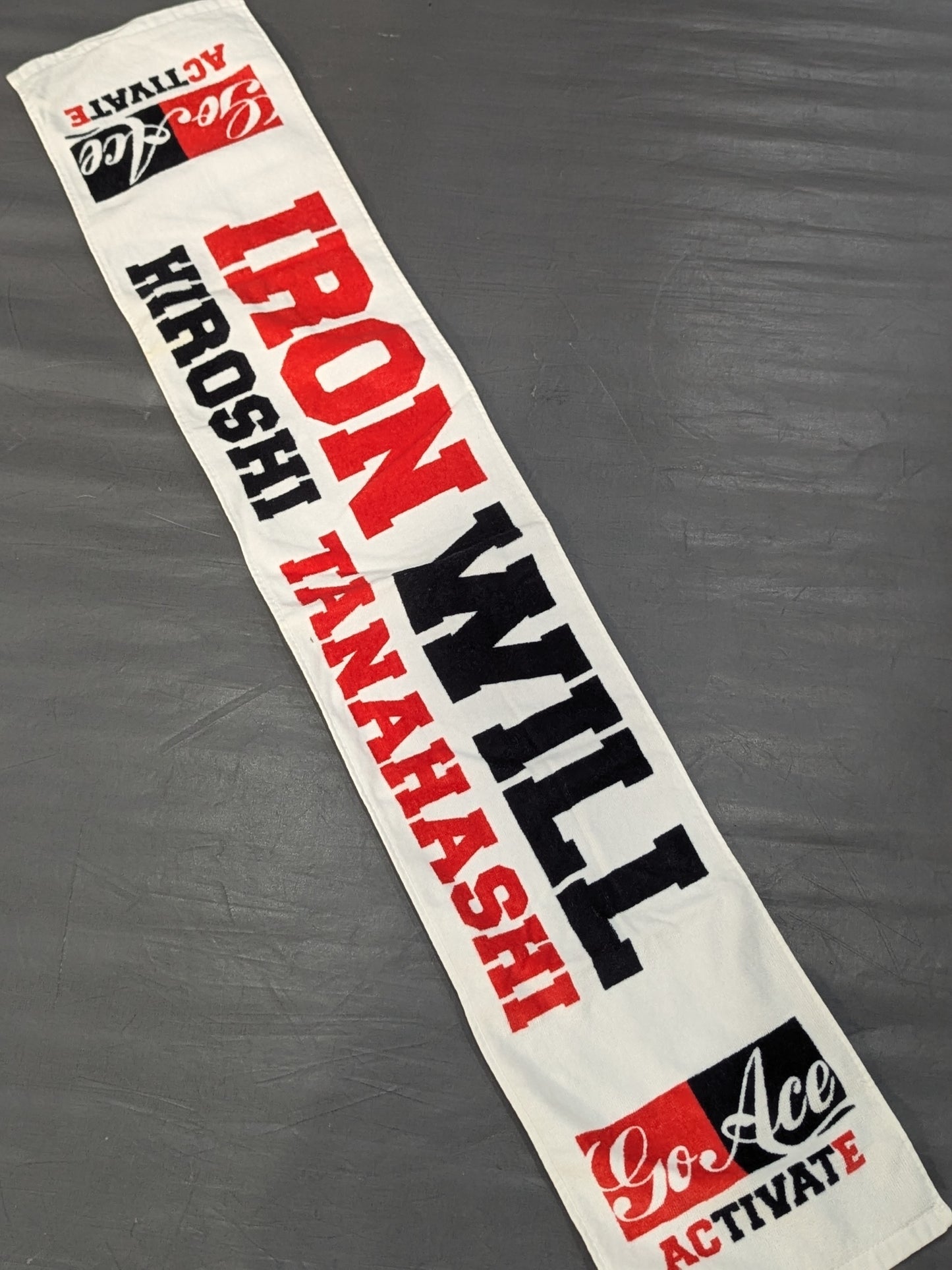 Hiroshi Tanahashi  "IRON WILL" Muffler Towel