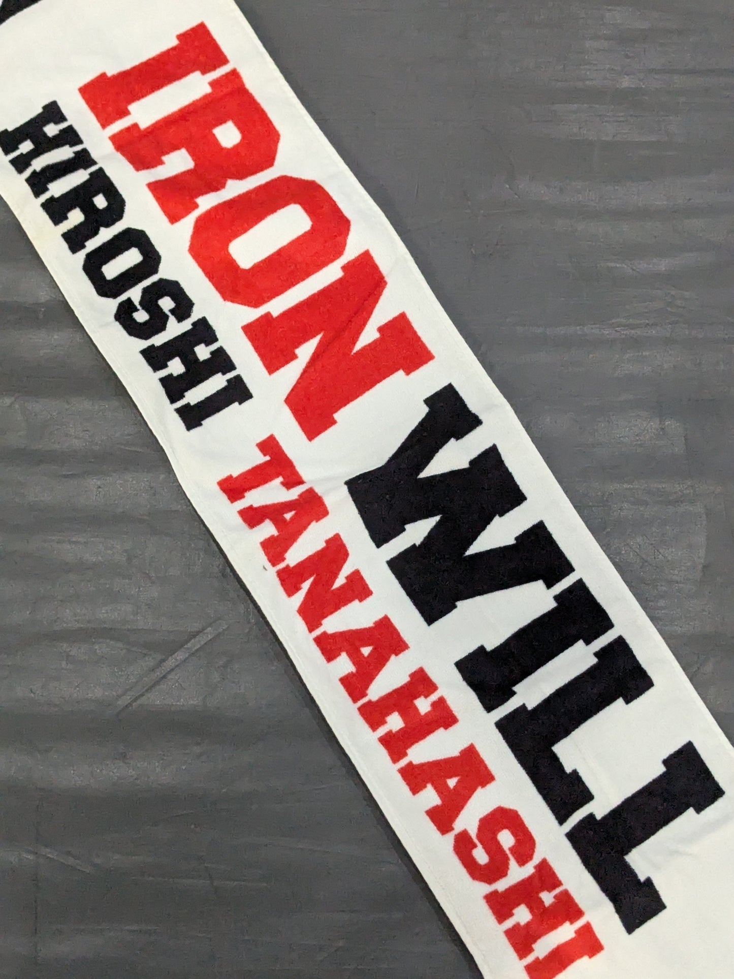 Hiroshi Tanahashi  "IRON WILL" Muffler Towel
