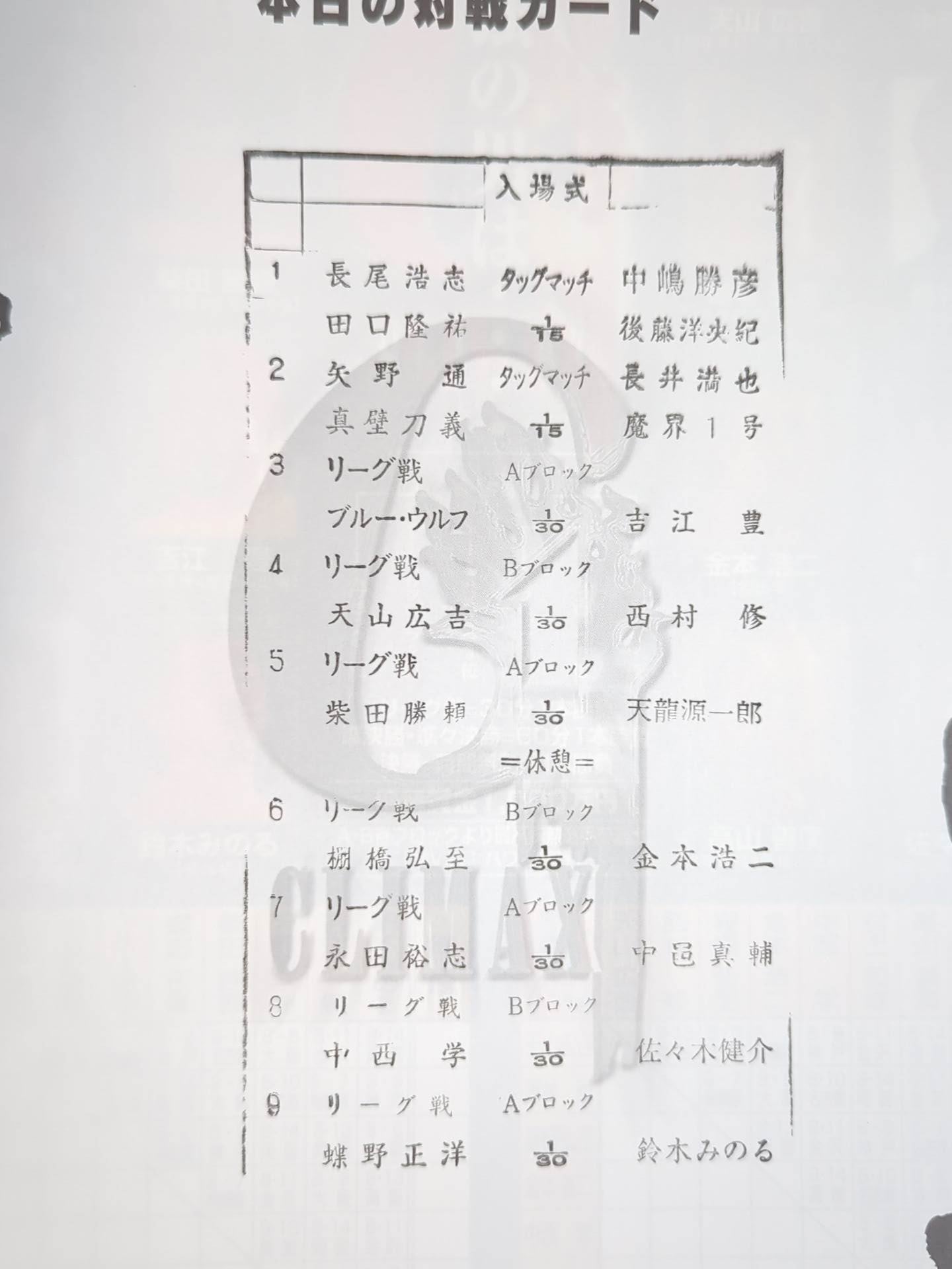 G1 CLIMAX 2004 / G1クライマックス14