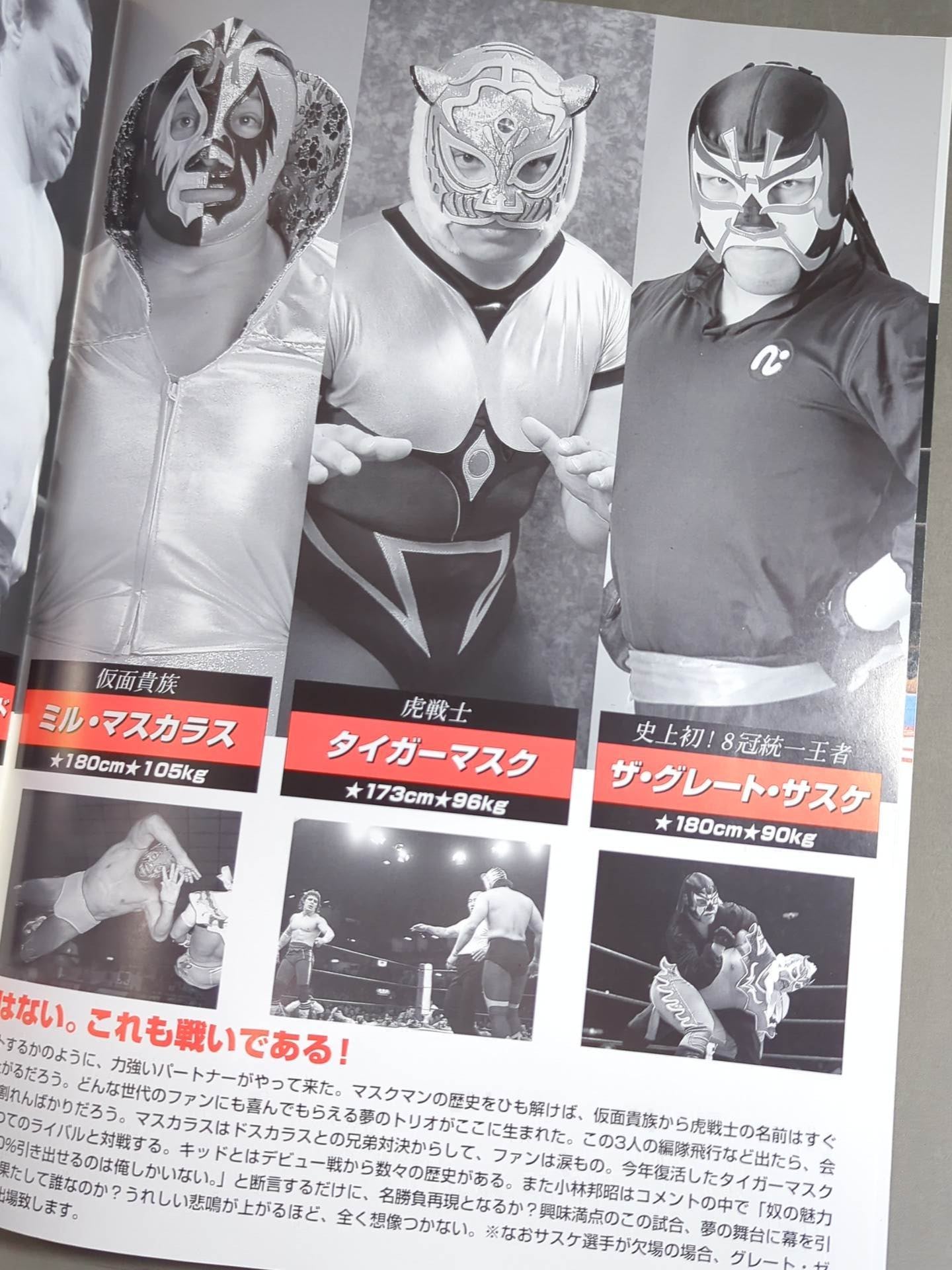 ★ Life vs HAYABUSA ★ Michinoku Pro Wrestling  Official Brochure Vol.24