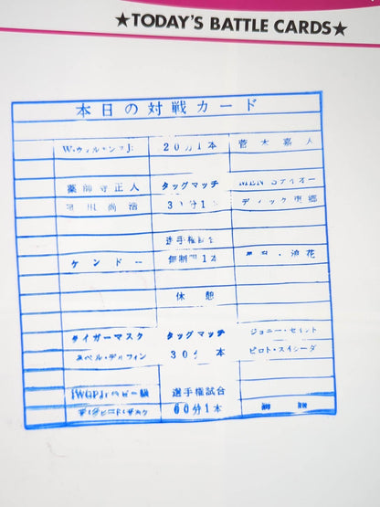 Michinoku Pro Wrestling  Official Brochure Vol.22