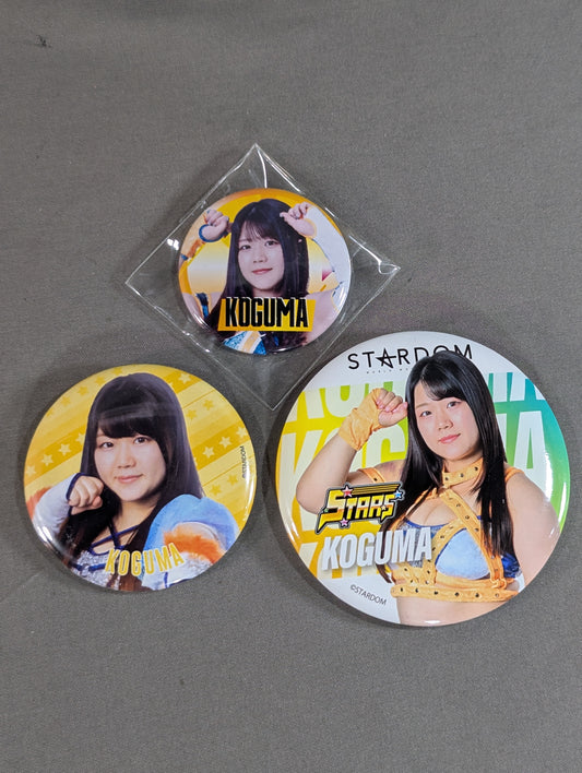 ★ High-Speed Genius ★ Koguma  PinBack button Sets(4)