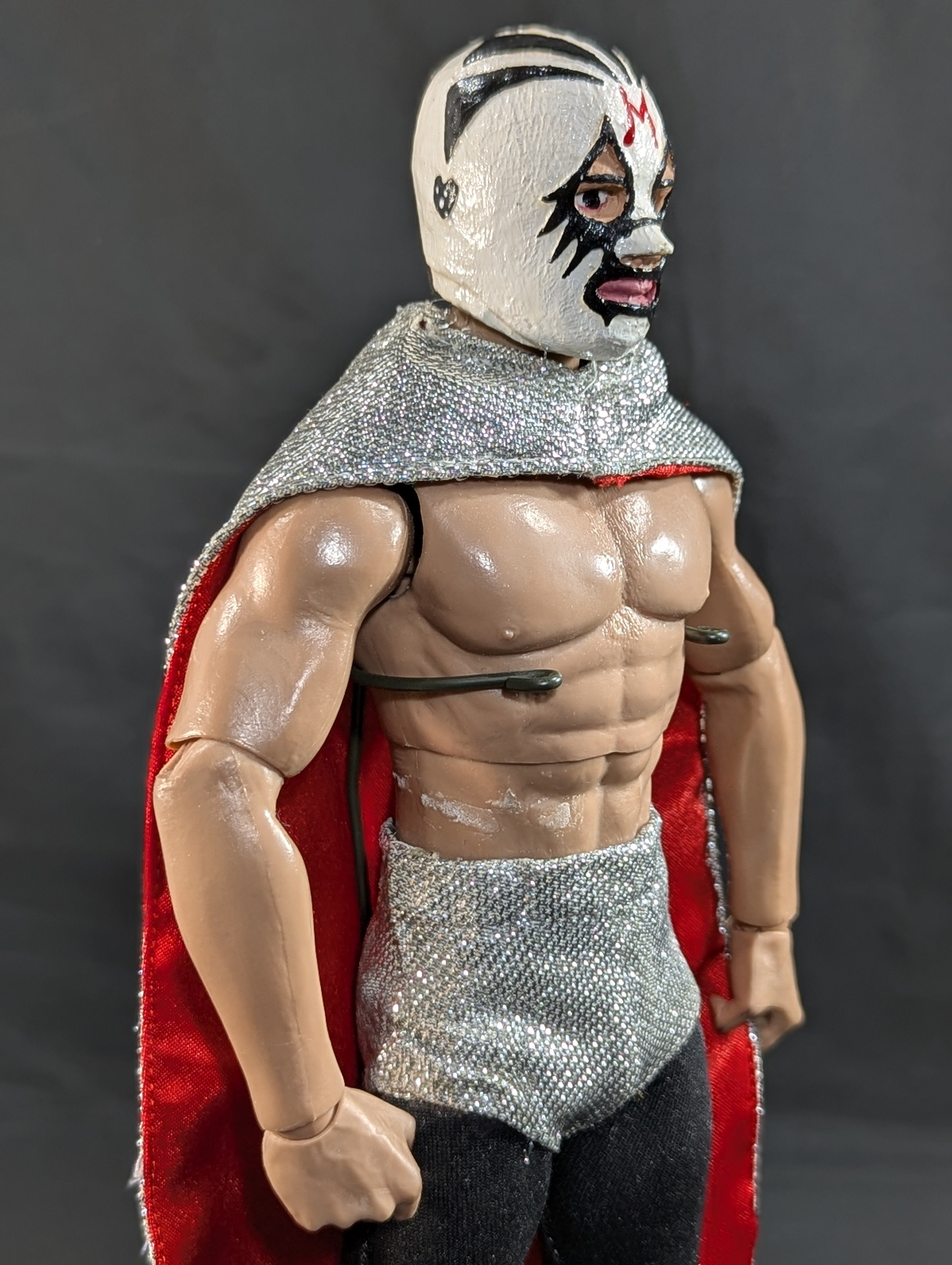 WWE マテル　エリート　ミル・マスカラス&ドスカラス　カスタムフィギュア ミル・マスカラス(トレード＆旧ラメマント) – 闘道館