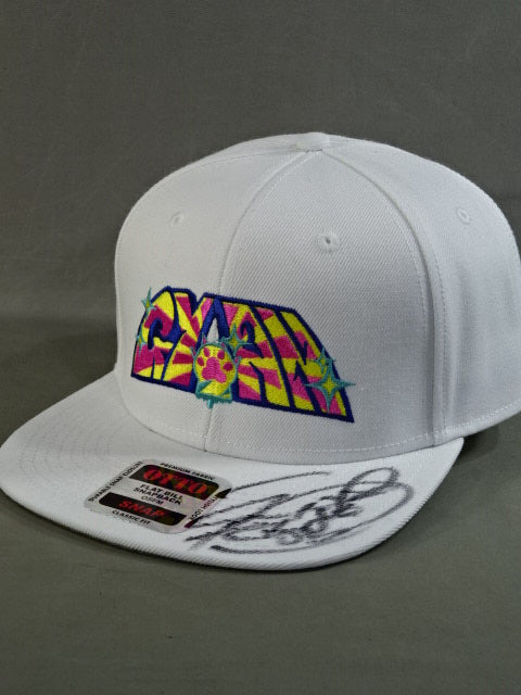 【hand signed autograph】 UNAGI SAYAKA  Gan Caps(1) (Hard)