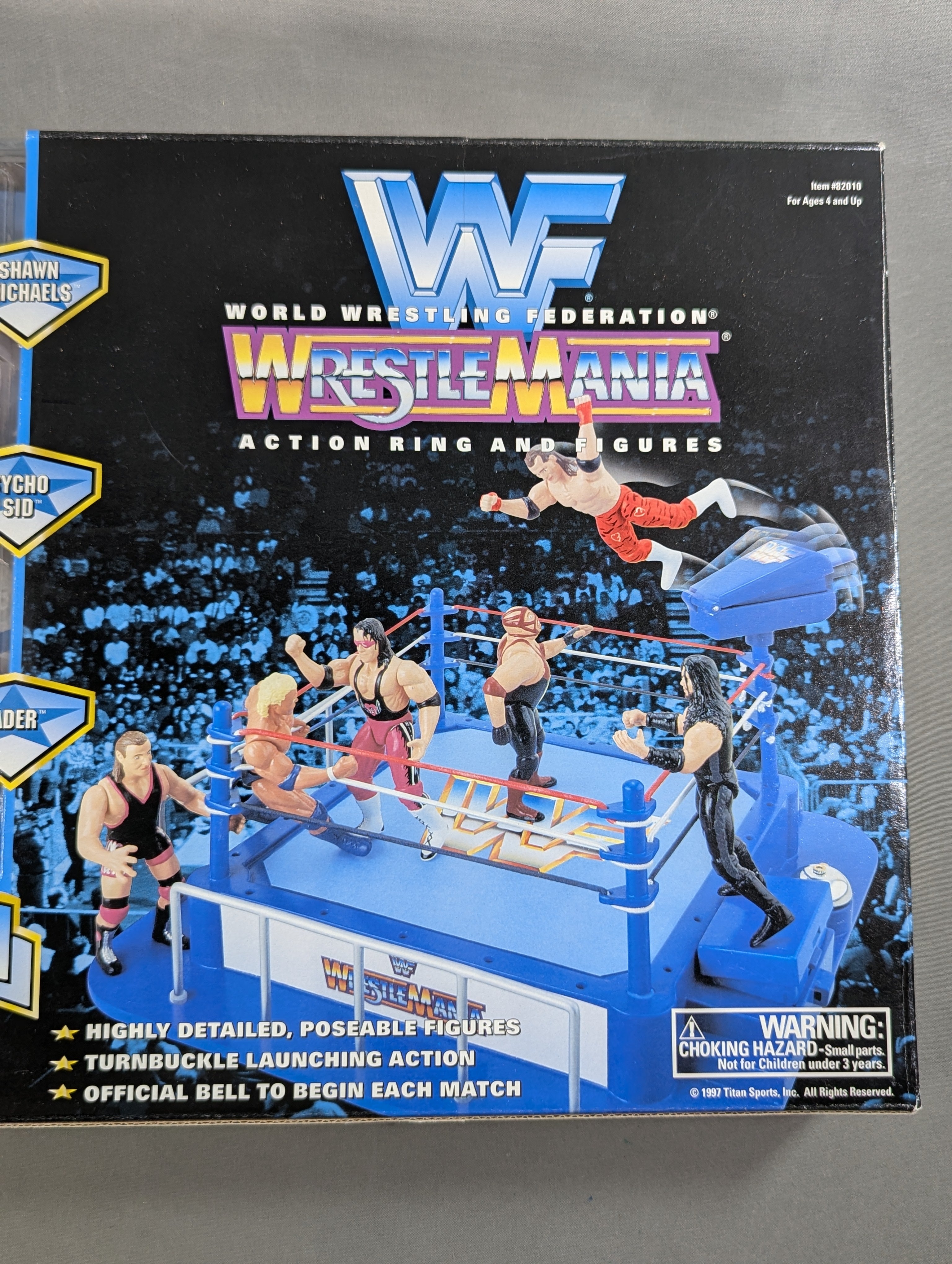 WWF WRESTLEMANIA ACTION RING AND FIGURES – 闘道館
