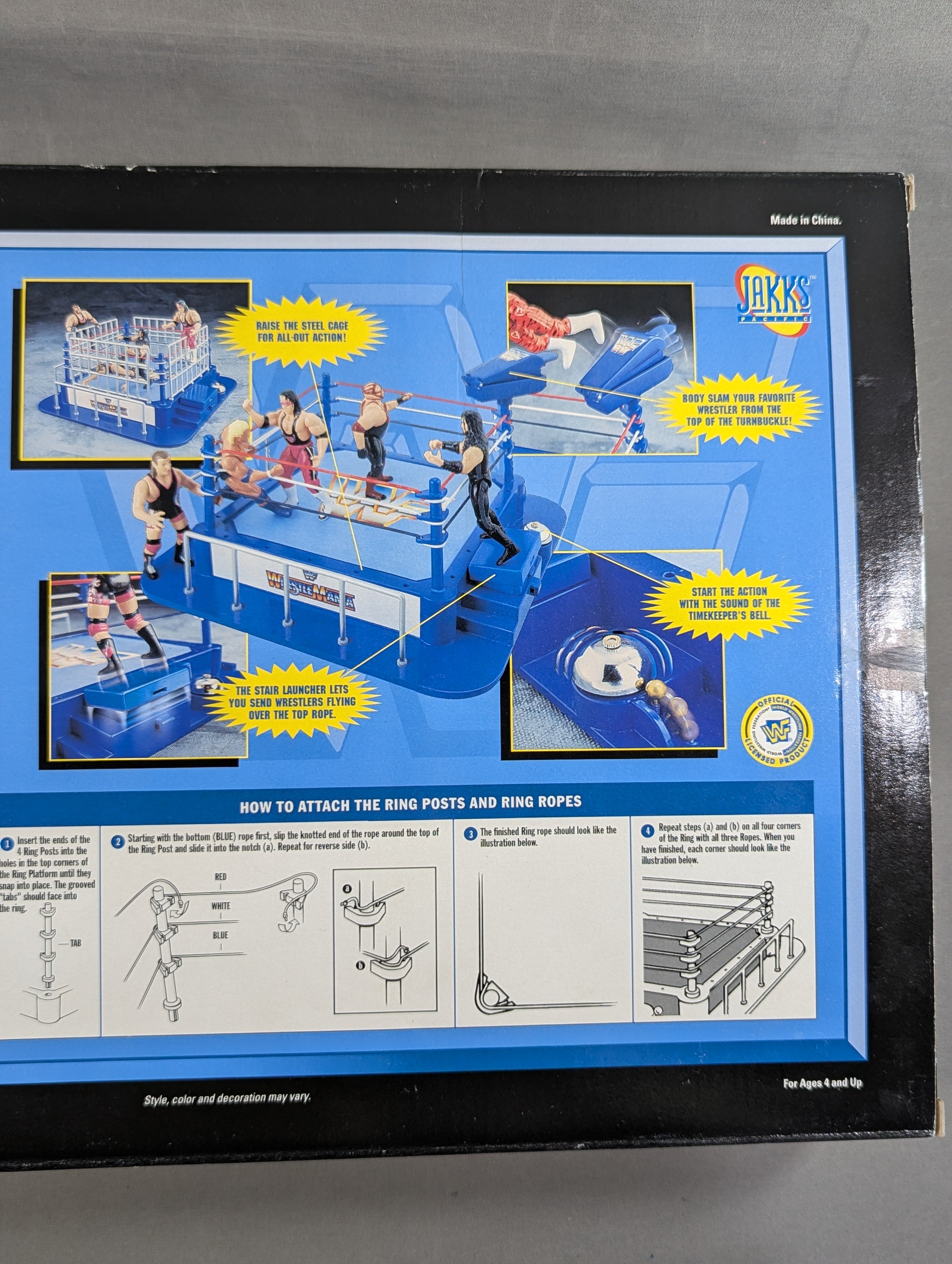 WWF WRESTLEMANIA ACTION RING AND FIGURES – 闘道館