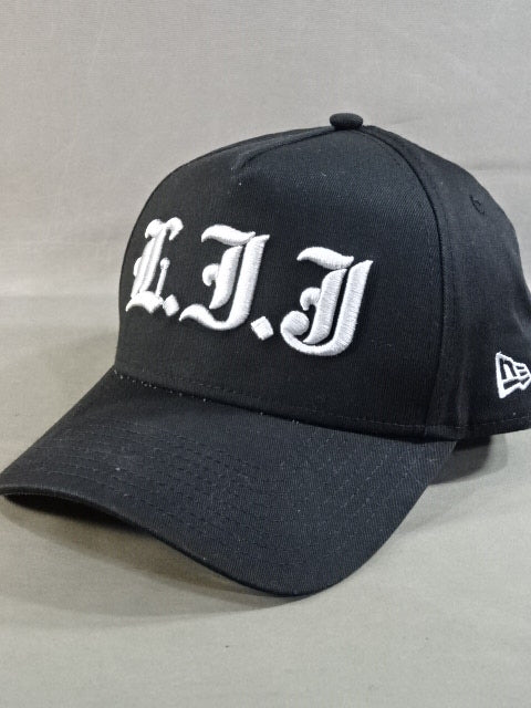 NEW ERA(R)×L.I.J 59FIFTY Cap (2)(Black× White)