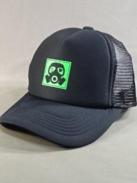 TCS (TOKYO CYBER SQUAD) Mesh Cap (1) (Black× Green)