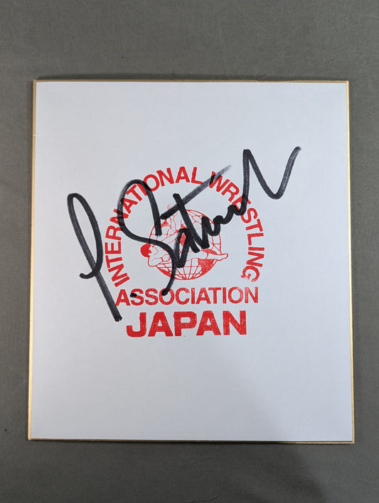Perry Saturn (IWA exclusive Shikishi ( Autograph board ) ))