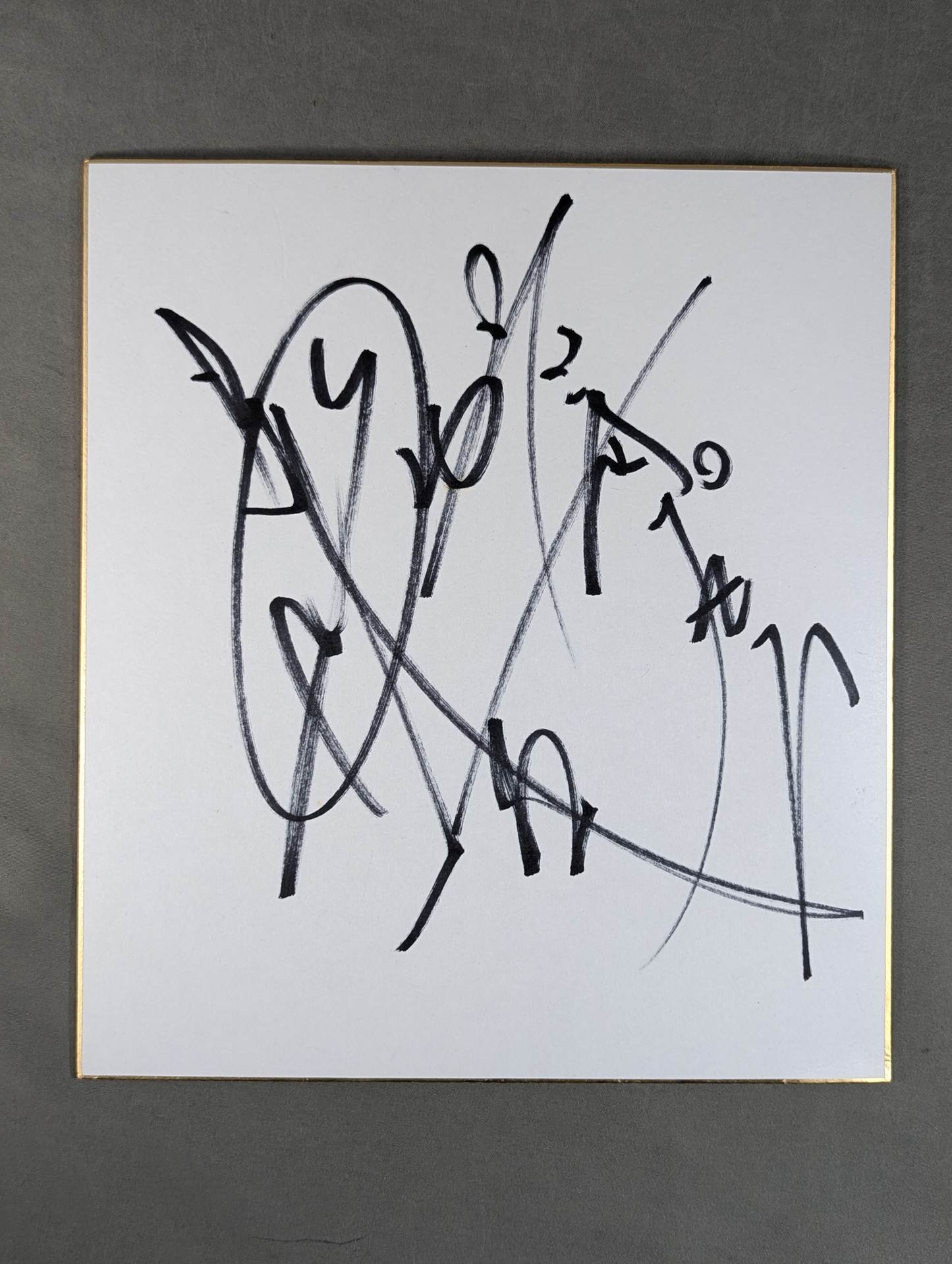 武藤敬司＊日刊 額写真 直筆サイン入り⑤ 武藤敬司(新日本プロレス) – 闘道館