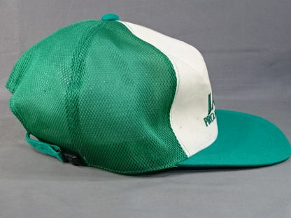 All Japan Pro Wrestling  Mesh Caps (1) (White× Green)