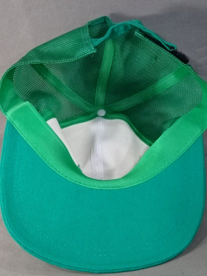 All Japan Pro Wrestling  Mesh Caps (1) (White× Green)