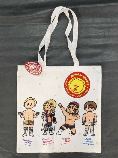 ★ASOKO de New Japan Pro Wrestling ★ Saeko Masuda Illustration Tote Bag