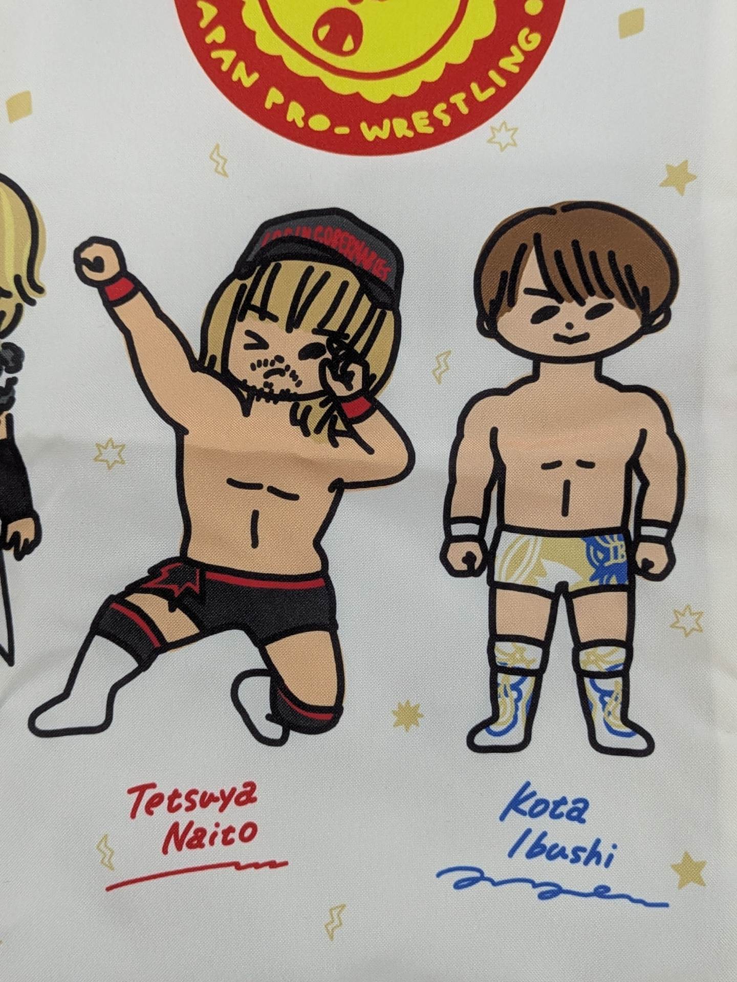★ASOKO de New Japan Pro Wrestling ★ Saeko Masuda Illustration Tote Bag