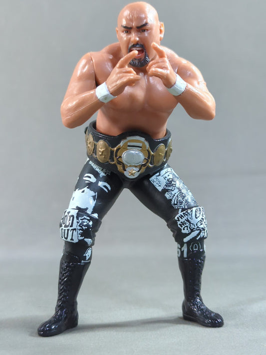 Muto Keiji  (Black Tights, KISS Pose, PWF Belt)