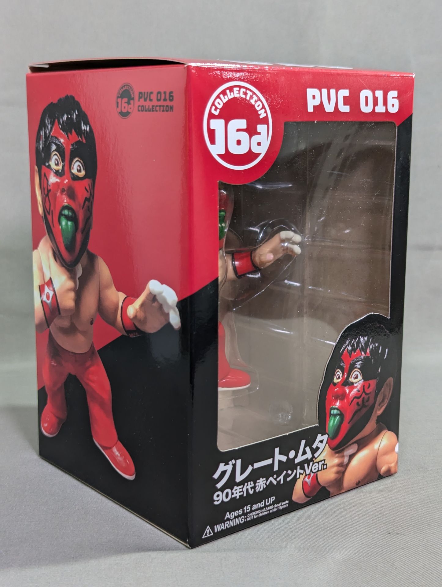 グレート・ムタ PVCフィギュア 90年代赤ペイントVer. グレート・ムタ(90年代 赤ペイントver.) 16dソフビコレクション – 闘道館